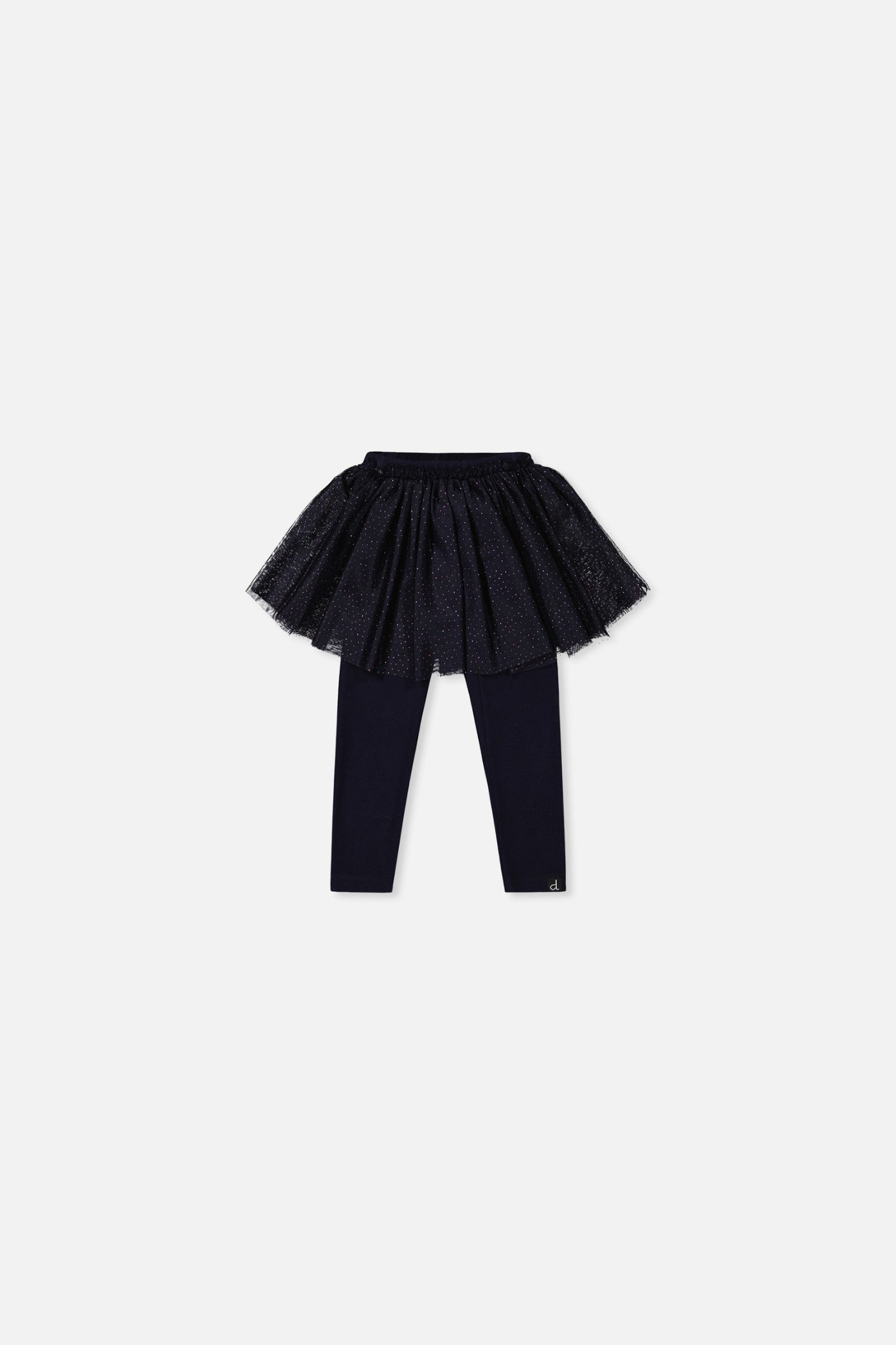 Baby-Leggings mit integriertem Tüllrock Dunkelblau