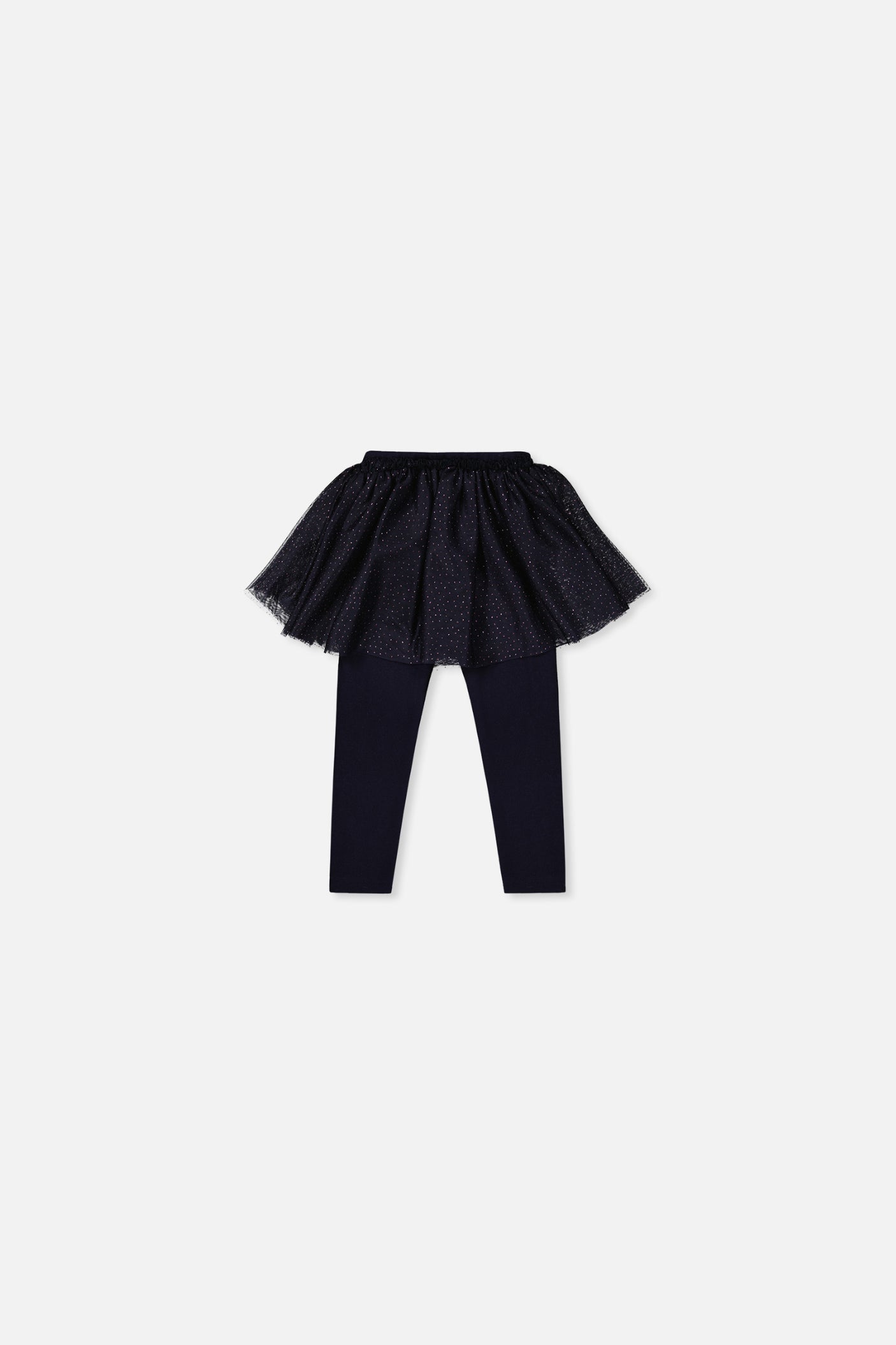 Baby-Leggings mit integriertem Tüllrock Dunkelblau