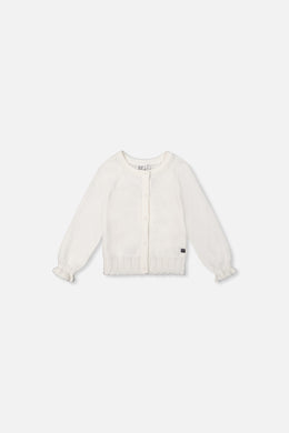 Baby-Strickjacke Off-White