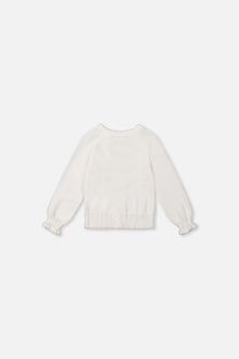 Baby-Strickjacke Off-White