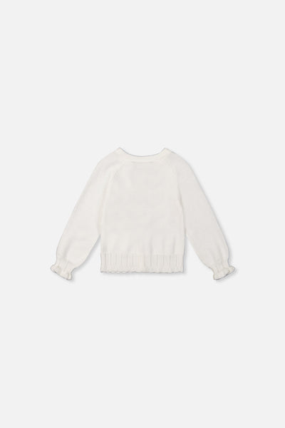 Baby Knit Cardigan Off-White