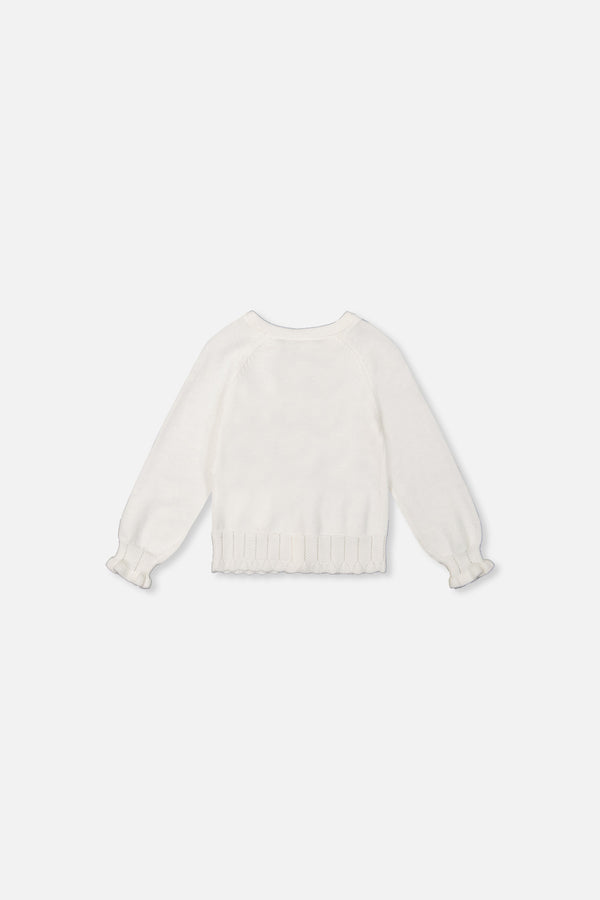 Baby Knit Cardigan Off-White