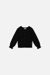 Cardigan en tricot noir pour bébé