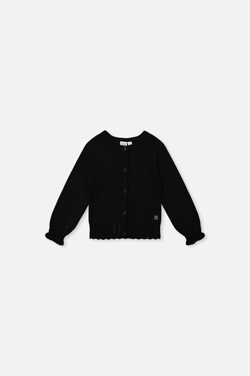 Baby-Strickjacke Schwarz