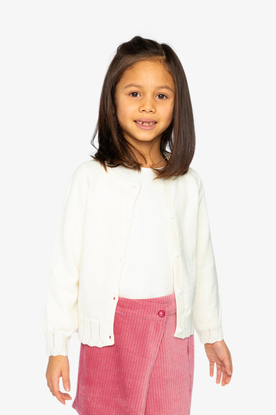Knit Cardigan Off-White - J20YGT31_01010