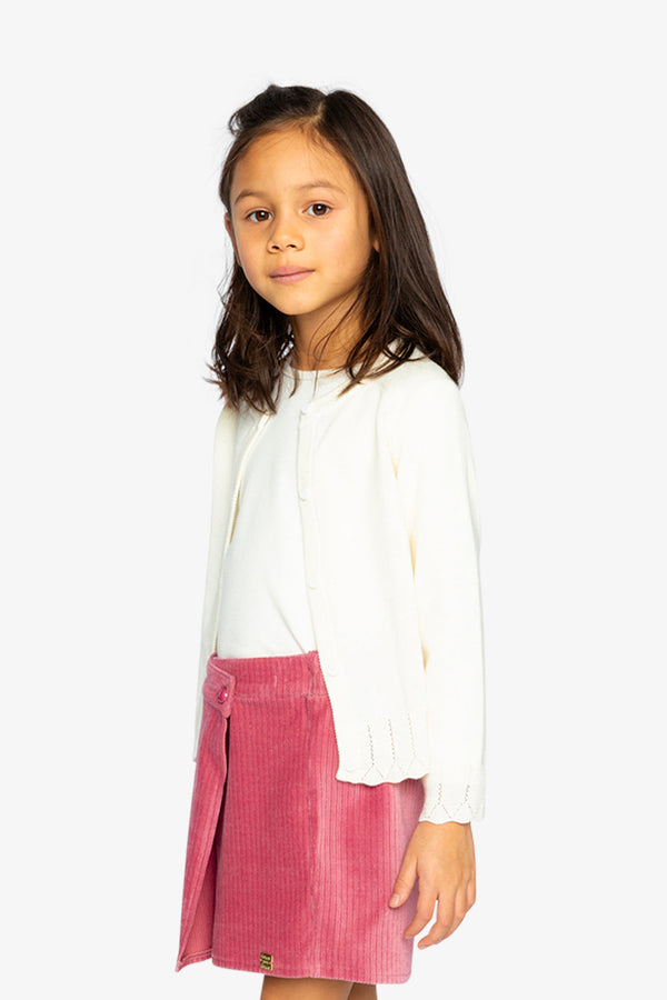 Knit Cardigan Off-White - J20YGT31_01010
