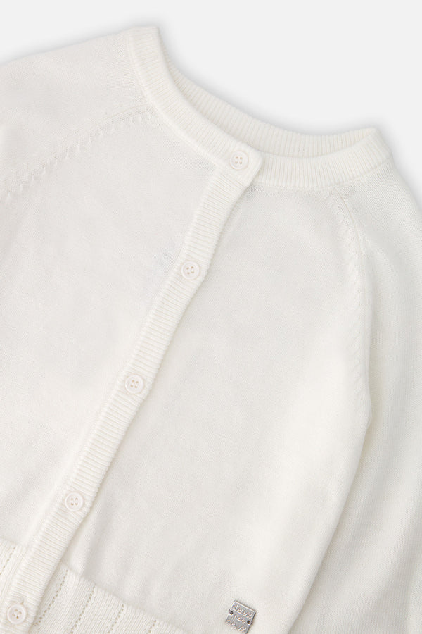 Knit Cardigan Off-White - J20YGT31_01010