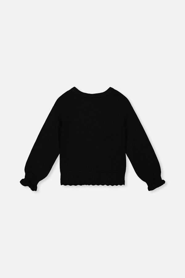 Knit Cardigan Black - J20YGT31_09990