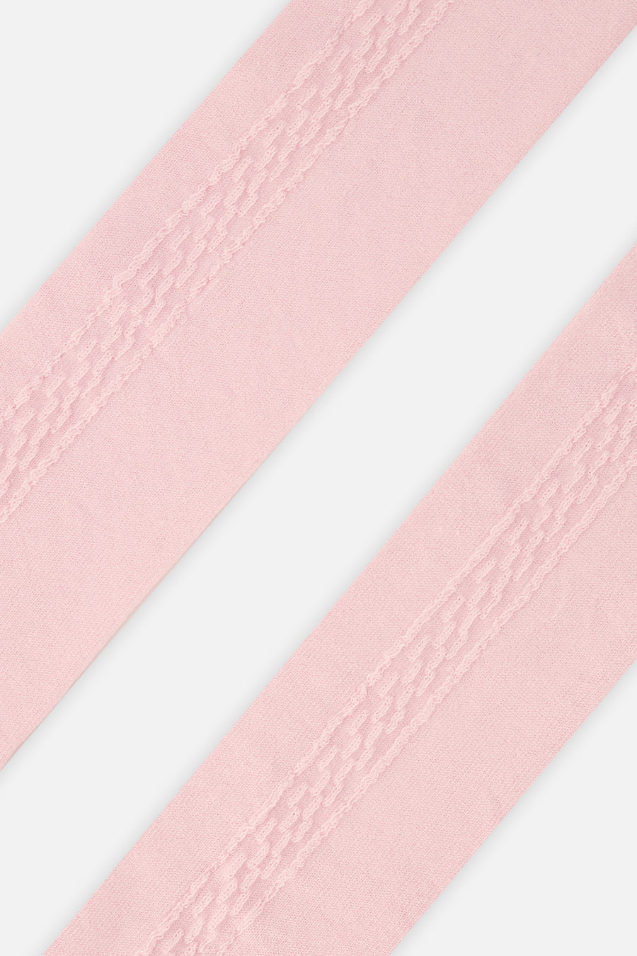 Collants en tricot texturé vieux rose pour bébé