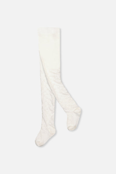 Knit Textured Tights Off-White - J20YGT_01010