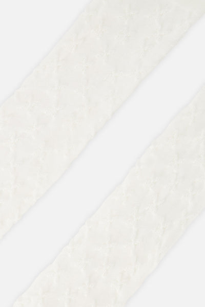 Knit Textured Tights Off-White - J20YGT_01010