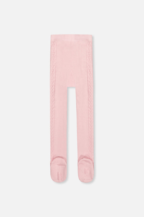 Knit Textured Tights Dusty Pink - J20YGT_06840