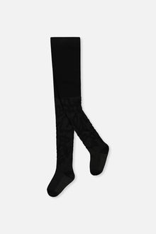 Knit Textured Tights Black - J20YGT_09990