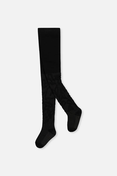 Knit Textured Tights Black - J20YGT_09990
