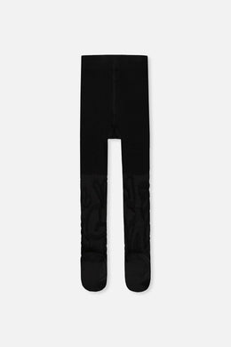 Knit Textured Tights Black - J20YGT_09990