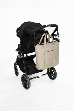 Diaper Bag Taupe With Changing Mat - J20Z101_01870
