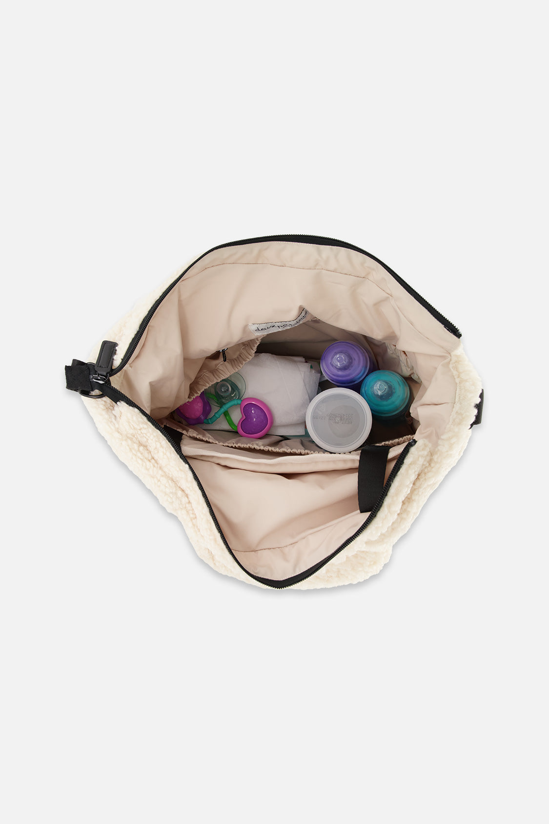 Diaper Bag Off-White With Changing Mat - J20Z101_01880