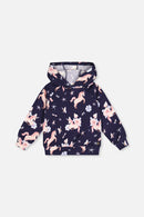 Printed Hoodie Purple Unicorn Print - J20Z30_2J083