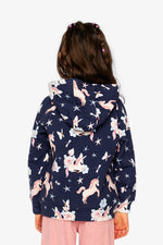 Printed Hoodie Purple Unicorn Print - J20Z30_2J083