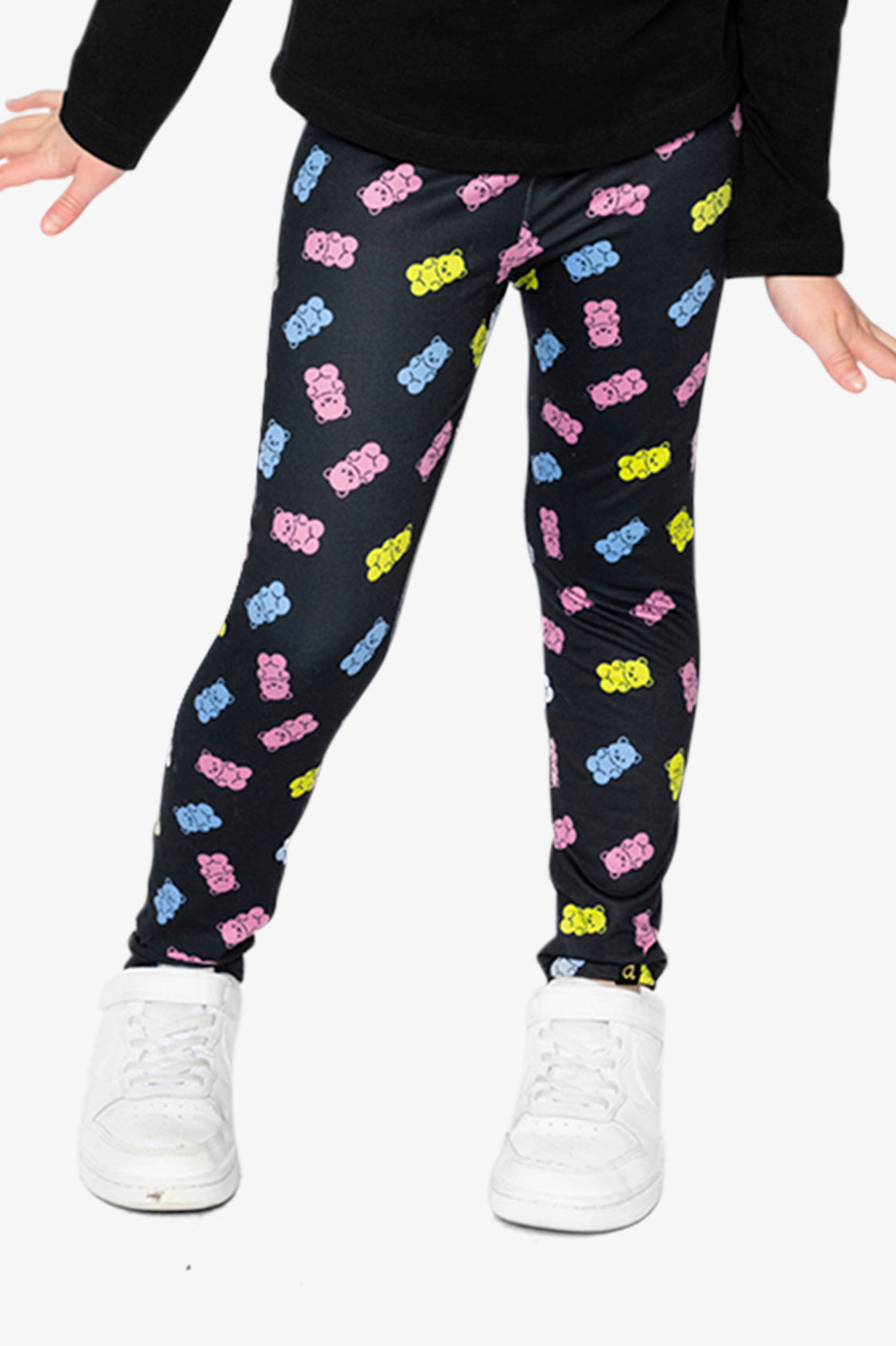 Printed Leggings Black Printed Gummy Bears - J20Z61_2J033