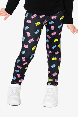 Printed Leggings Black Printed Gummy Bears - J20Z61_2J033