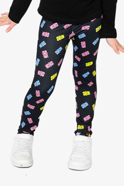 Printed Leggings Black Printed Gummy Bears - J20Z61_2J033