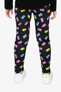 Printed Leggings Black Printed Gummy Bears - J20Z61_2J033