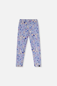 Printed Leggings Purple Unicorn Print - J20Z61_2J289