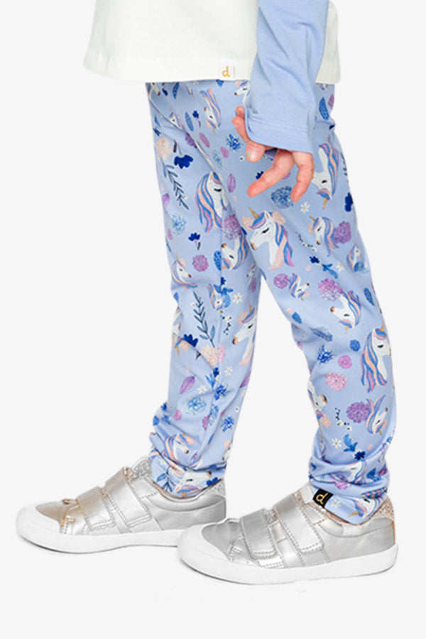 Printed Leggings Purple Unicorn Print - J20Z61_2J289