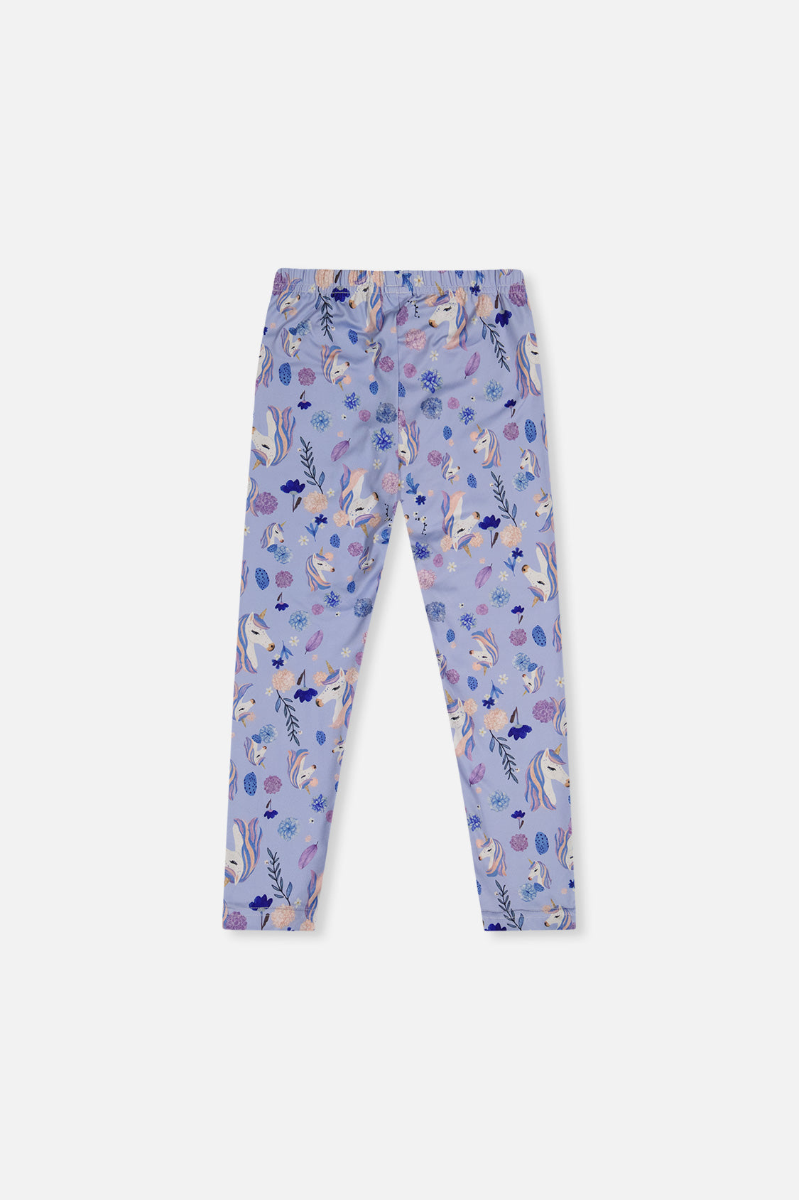 Printed Leggings Purple Unicorn Print - J20Z61_2J289