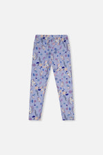 Printed Leggings Purple Unicorn Print - J20Z61_2J289