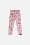 Printed Leggings Pink Printed Daisies - J20Z61_2J311