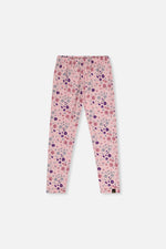 Printed Leggings Pink Printed Daisies - J20Z61_2J311