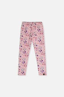 Printed Leggings Pink Printed Daisies - J20Z61_2J311