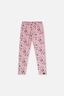 Printed Leggings Pink Printed Daisies - J20Z61_2J311
