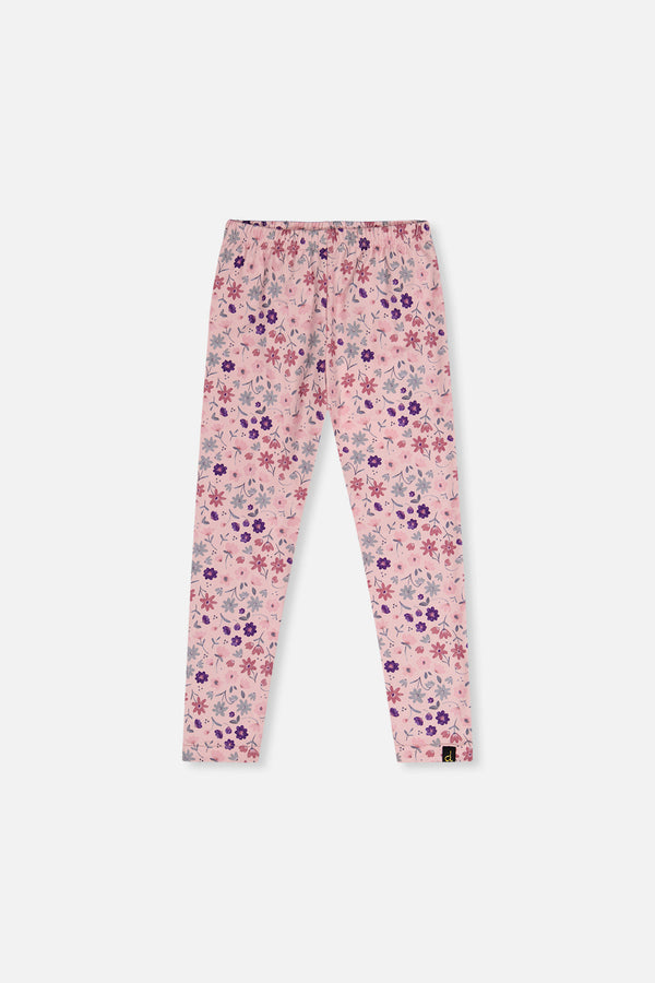 Printed Leggings Pink Printed Daisies - J20Z61_2J311
