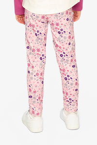 Printed Leggings Pink Printed Daisies - J20Z61_2J311