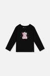 Raglan Organic Cotton T-Shirt Black - J20Z70_09990