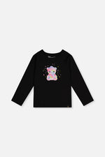 Raglan Organic Cotton T-Shirt Black - J20Z70_09990