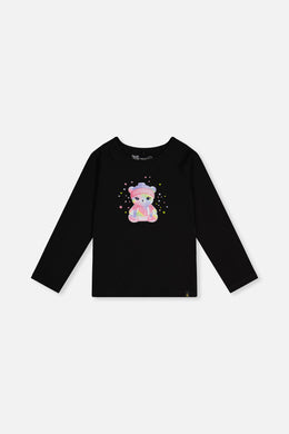 Raglan Organic Cotton T-Shirt Black - J20Z70_09990