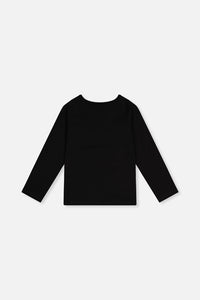 Raglan Organic Cotton T-Shirt Black - J20Z70_09990