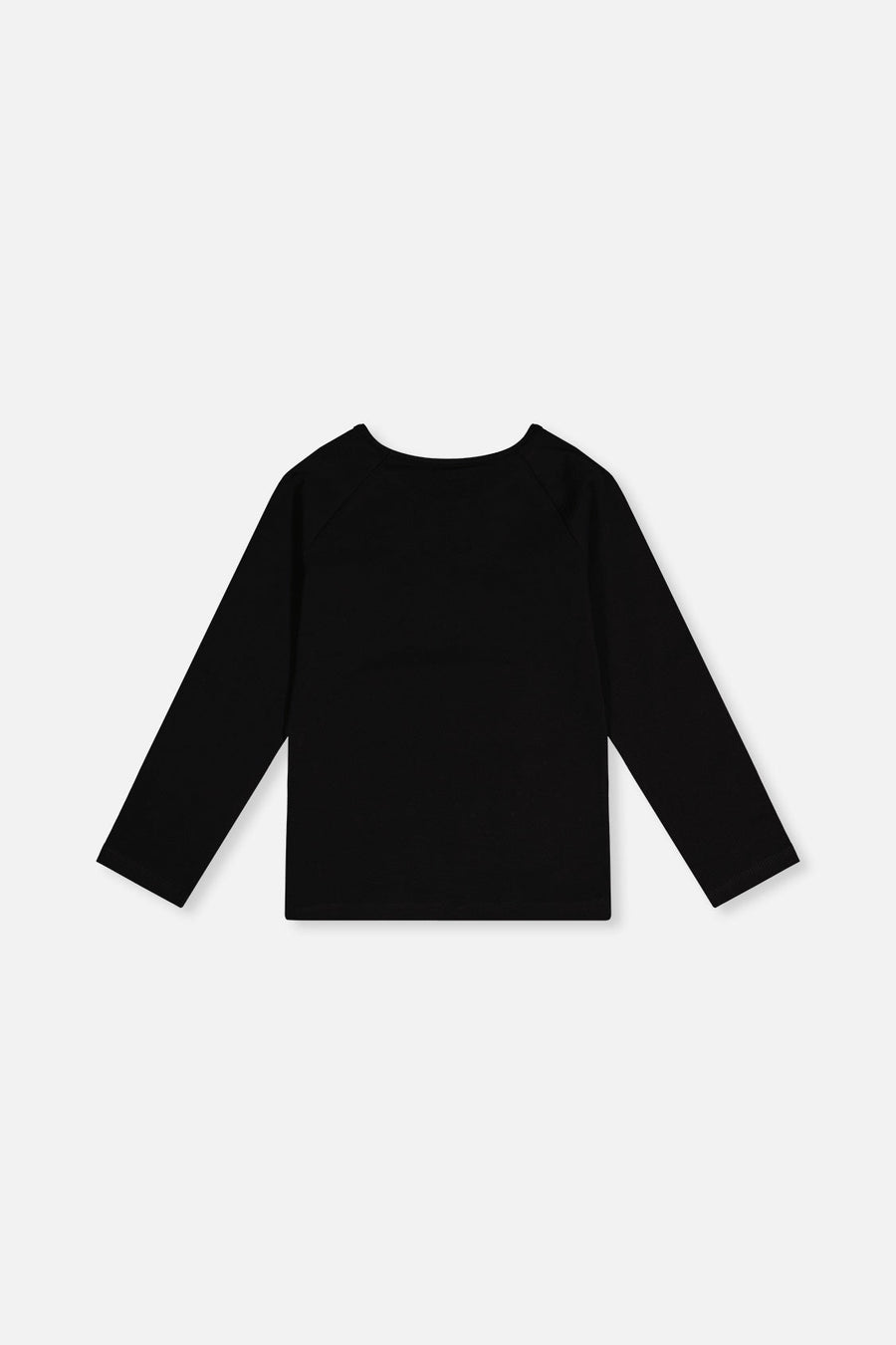 Raglan Organic Cotton T-Shirt Black - J20Z70_09990