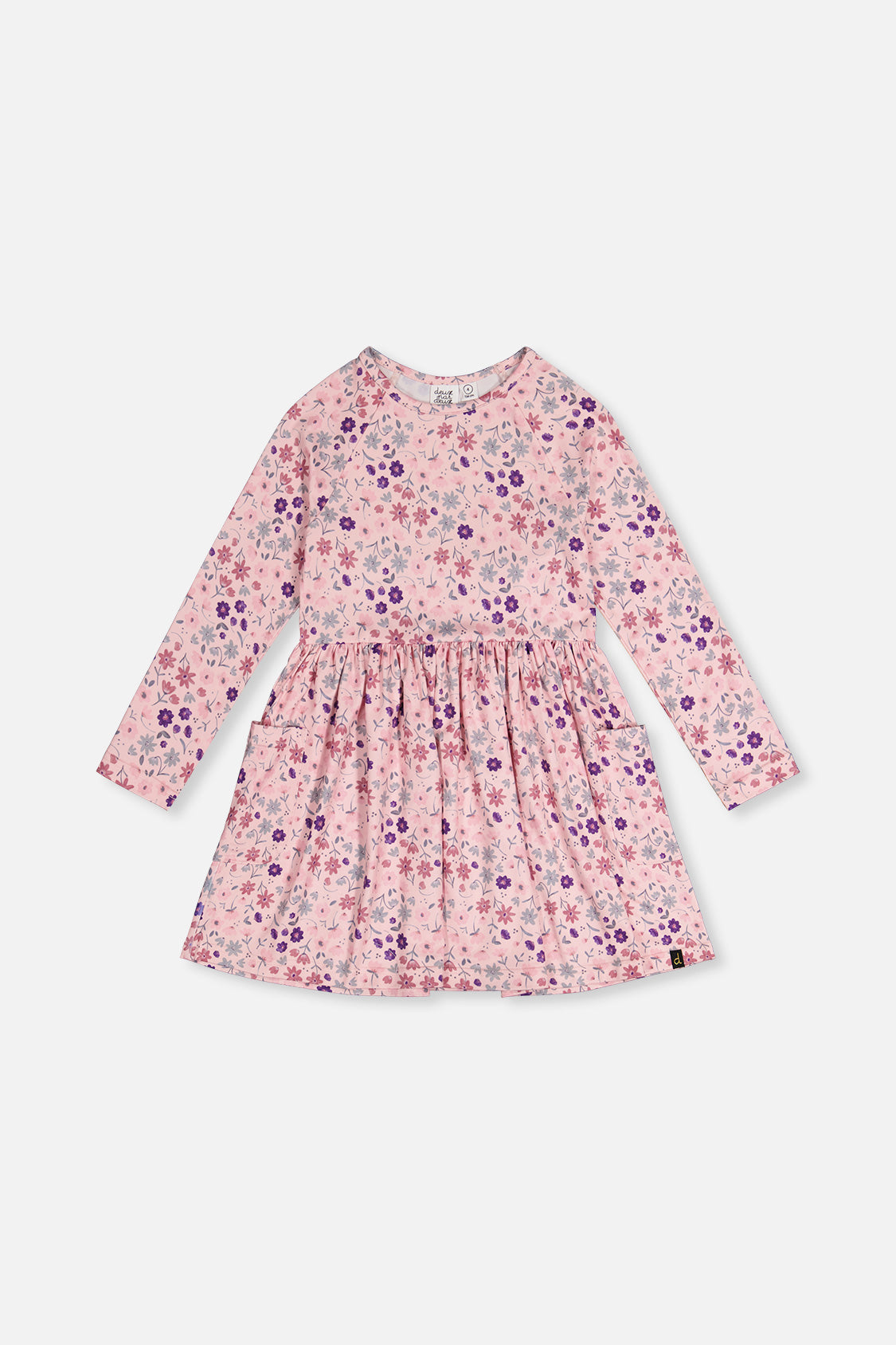 Long Sleeve Dress Rose Print Daisies - J20Z86_2J311