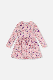 Long Sleeve Dress Rose Print Daisies - J20Z86_2J311