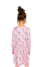 Long Sleeve Dress Rose Print Daisies - J20Z86_2J311
