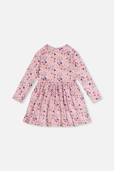Long Sleeve Dress Rose Print Daisies - J20Z86_2J311