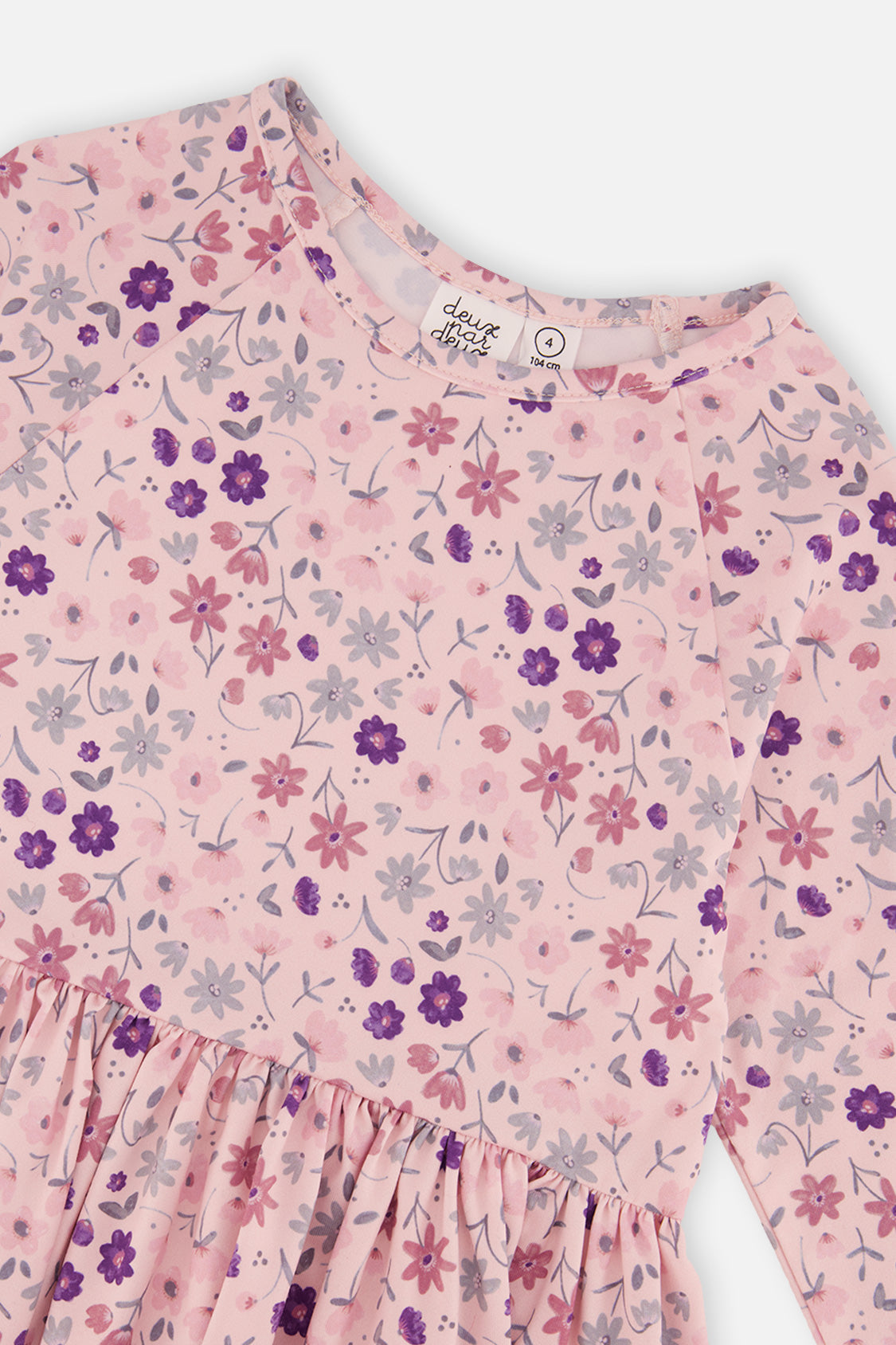 Long Sleeve Dress Rose Print Daisies - J20Z86_2J311