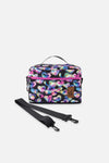 Lunch Box Black Printed With Hearts - J20ZBL_2J028