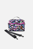 Lunch Box Black Printed With Hearts - J20ZBL_2J028