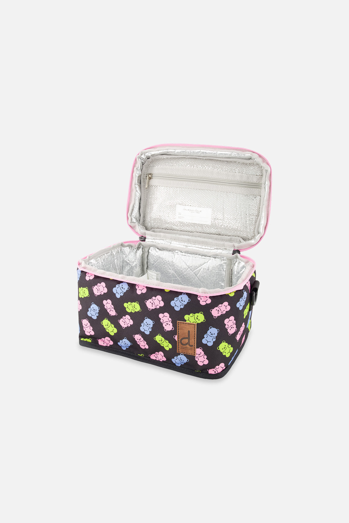 Lunch Box Black Printed Gummy Bears - J20ZBL_2J033